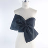 Bowknot Chest Strapless Short Top