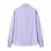 Butterfly Collar Long Sleeve Top